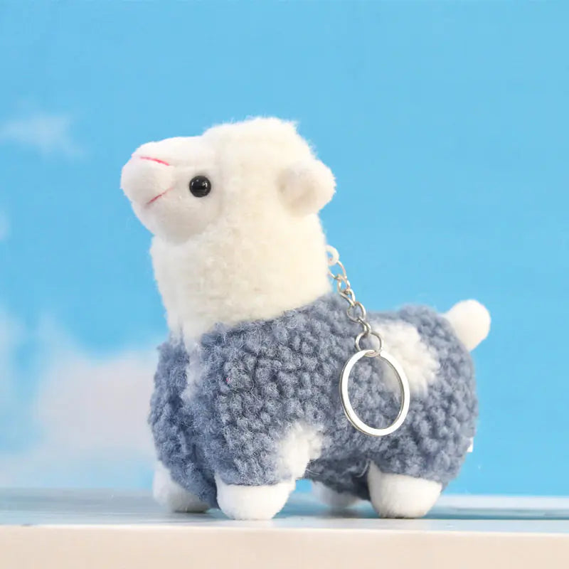 Cute Alpaca Plush Keychain Pendant Doll for Girls
