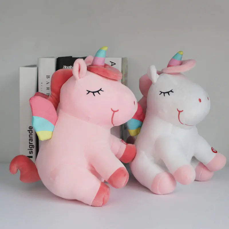 LED Rainbow Unicorn Plush Toy - Cute Stuffed Figure
