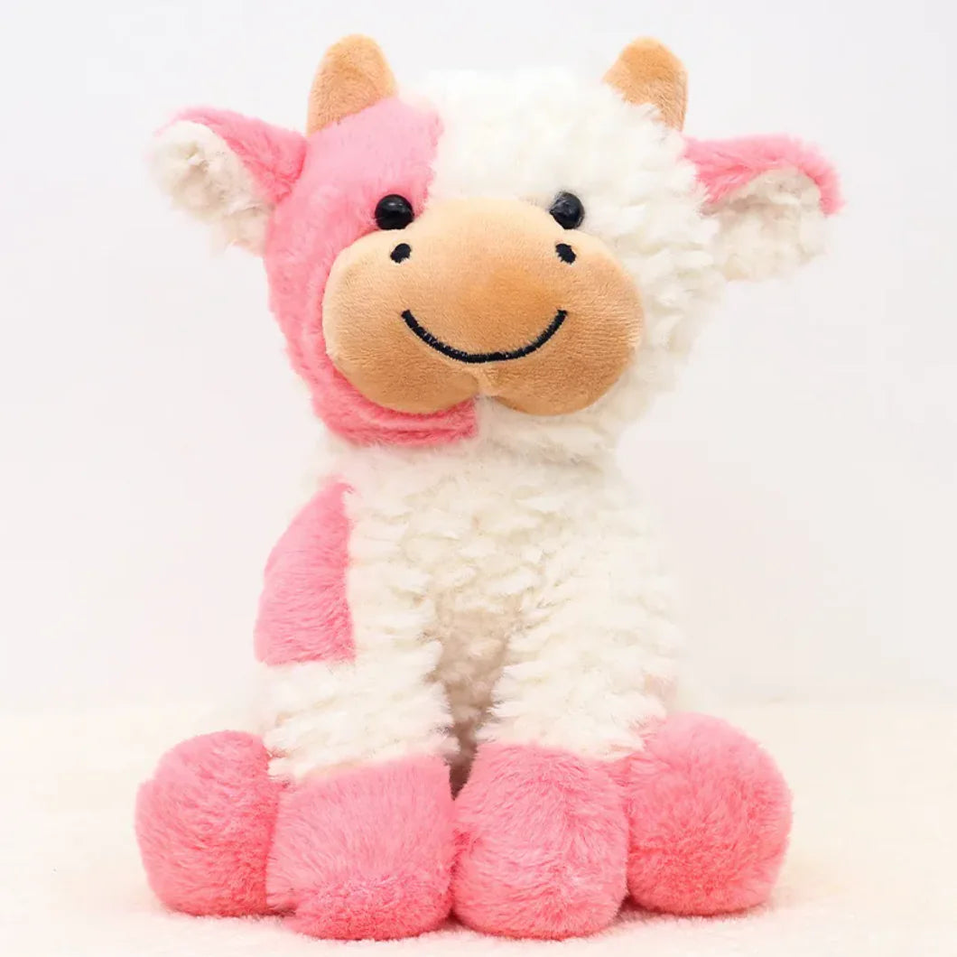 Cute Sitting Cow Plush Toy