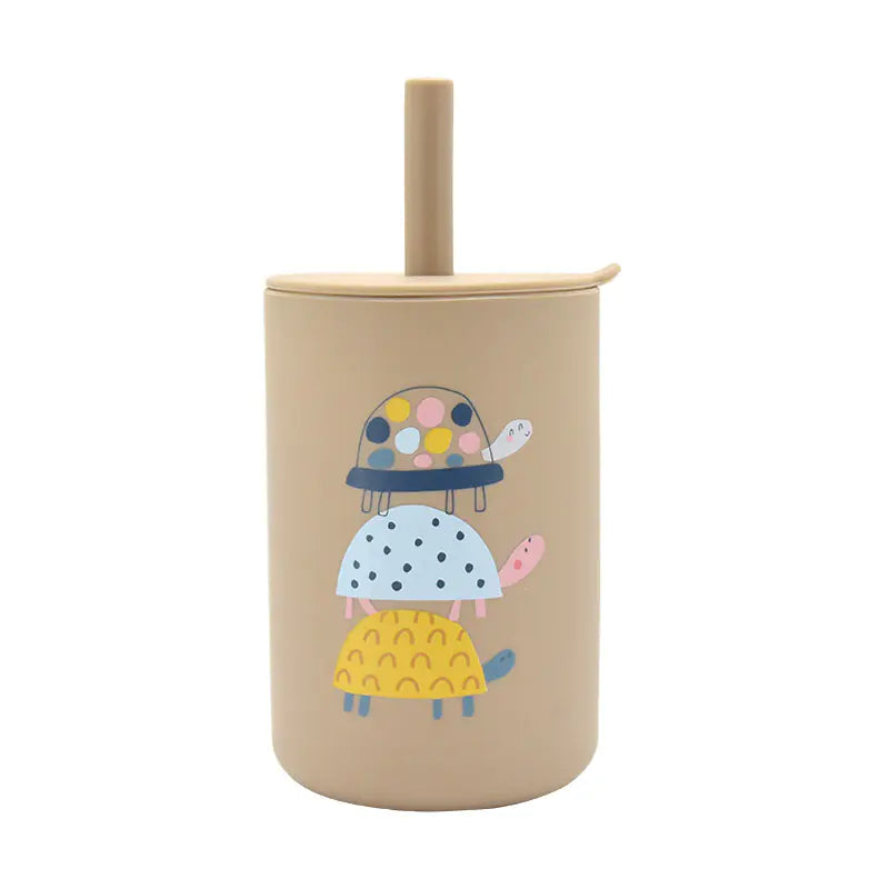 Spill-Proof Baby Silicone Sippy Cup