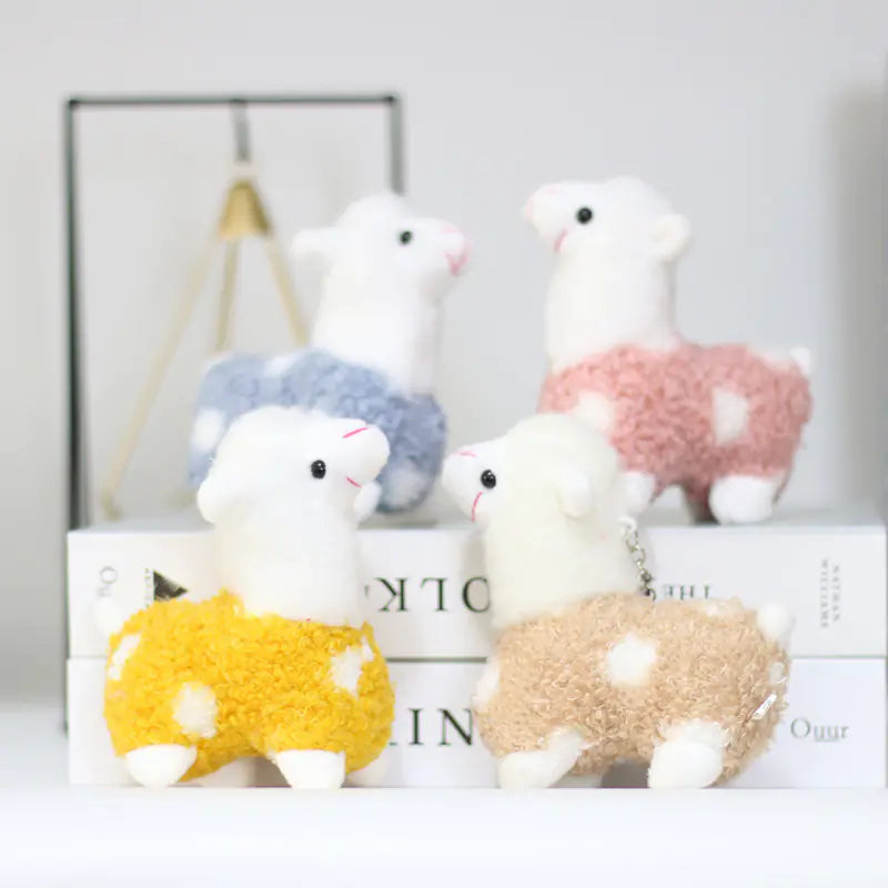 Cute Alpaca Plush Keychain Pendant Doll for Girls