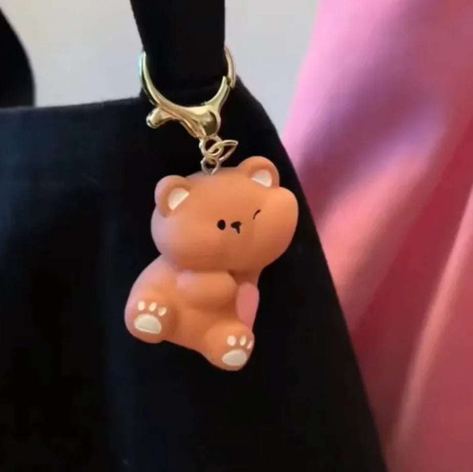 Lovely Magnetic Bear Duo Keychains