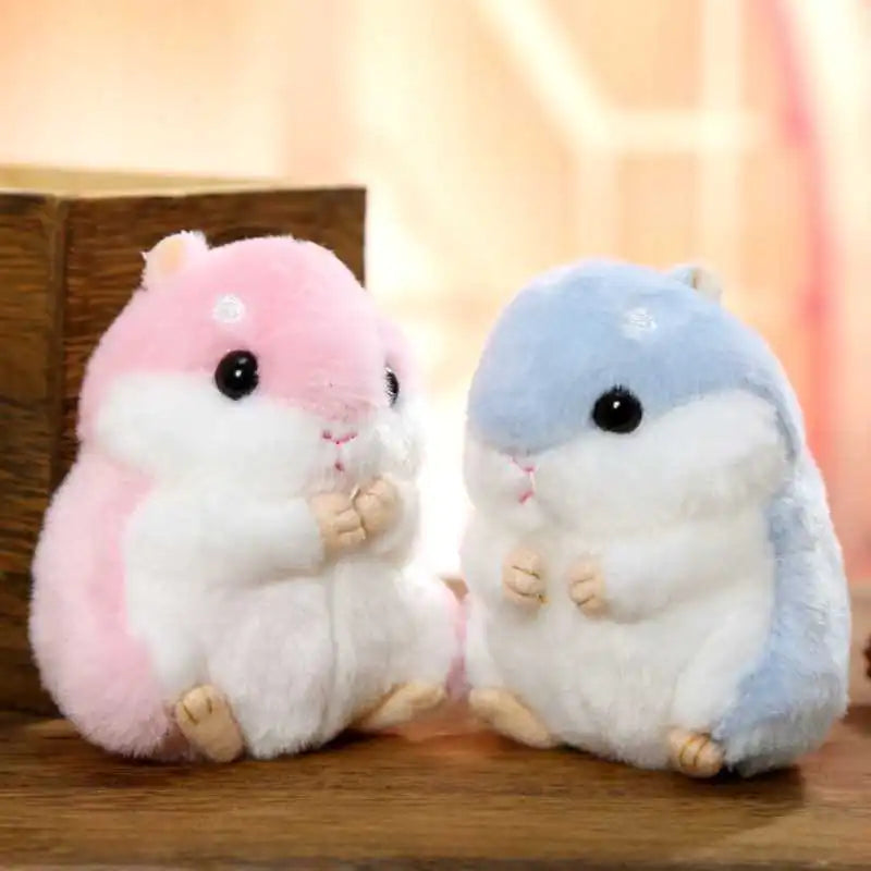 Cute Hamster Plush Toy Keychain for Kids (Small Size)