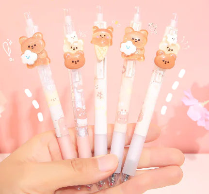 Charming Bear Gel Pen - 0.5mm for Students