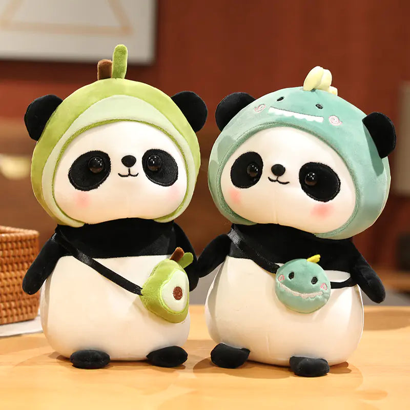 Charming Panda Plush Companions