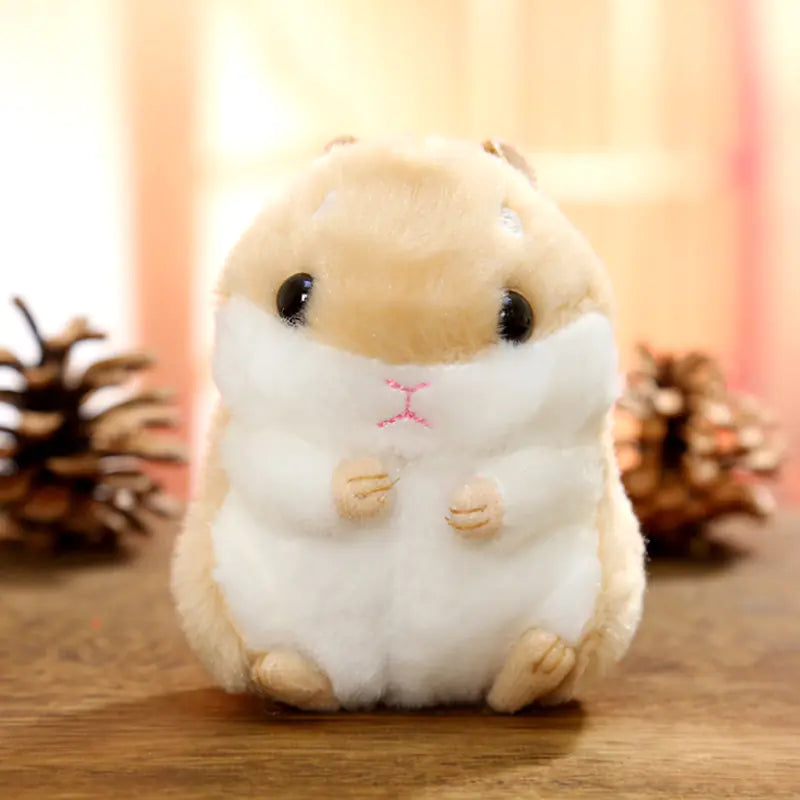 Cute Hamster Plush Toy Keychain for Kids (Small Size)