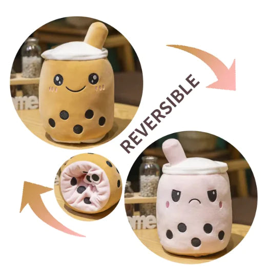 Cute Reversible Boba Plushie