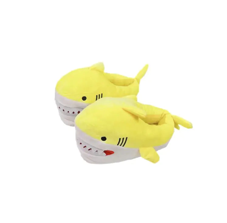 Cozy Shark Cartoon Cotton Slippers