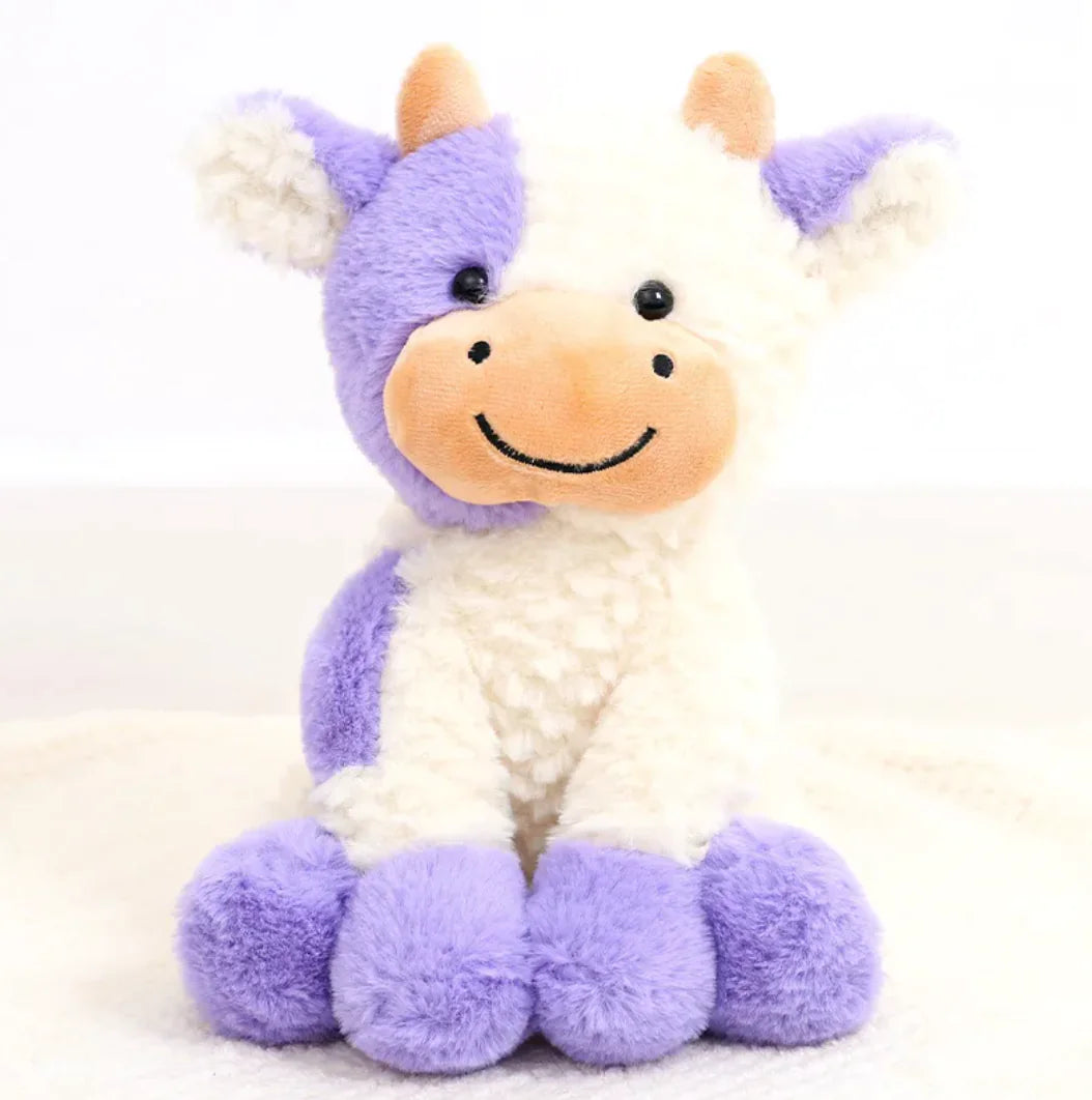 Cute Sitting Cow Plush Toy
