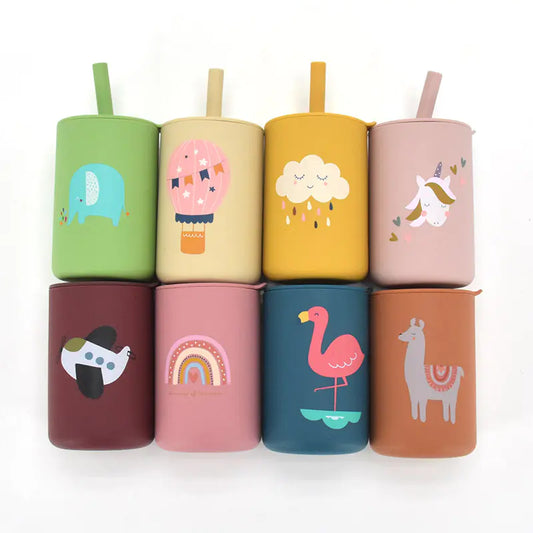 Spill-Proof Baby Silicone Sippy Cup