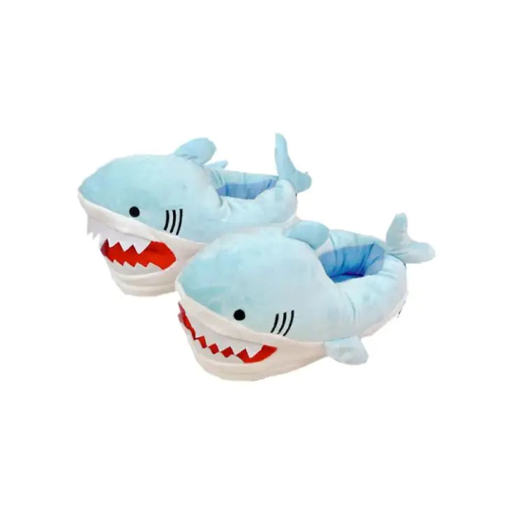 Cozy Shark Cartoon Cotton Slippers