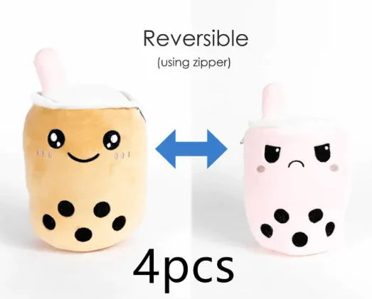 Cute Reversible Boba Plushie