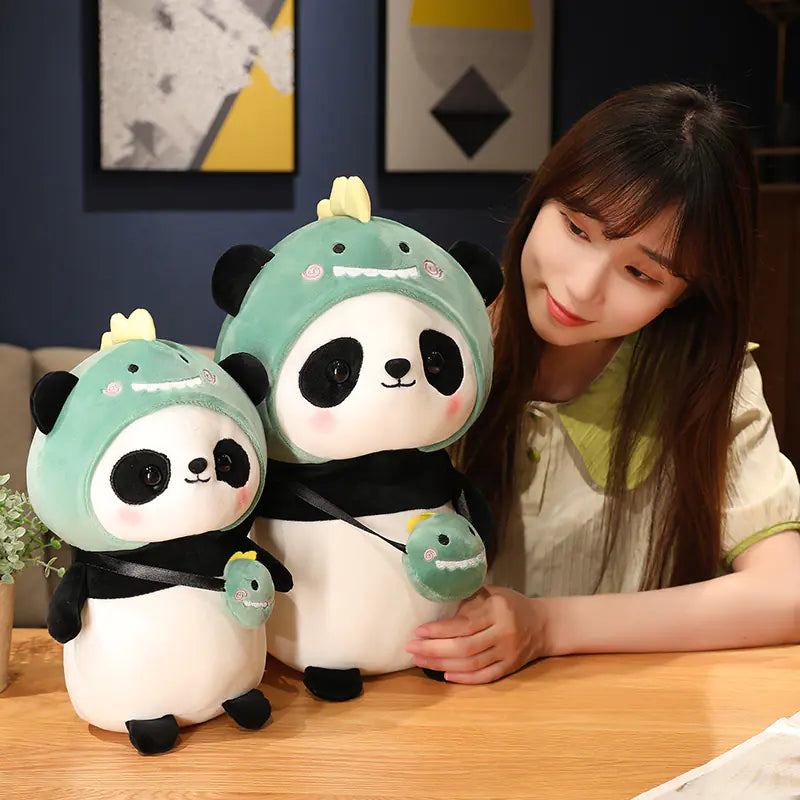 Charming Panda Plush Companions