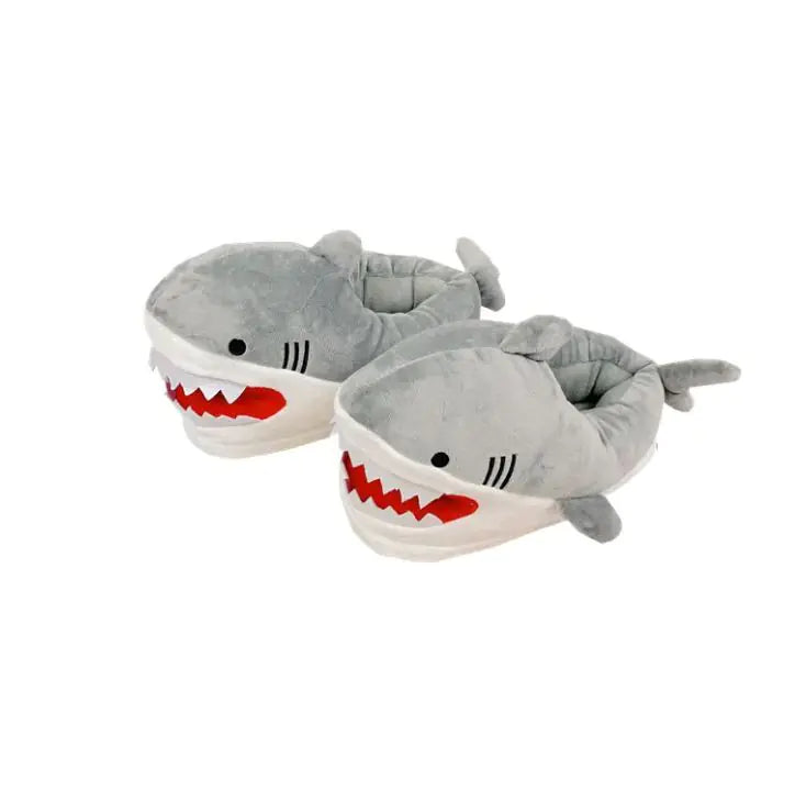 Cozy Shark Cartoon Cotton Slippers