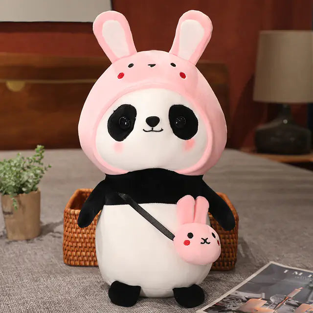 Charming Panda Plush Companions