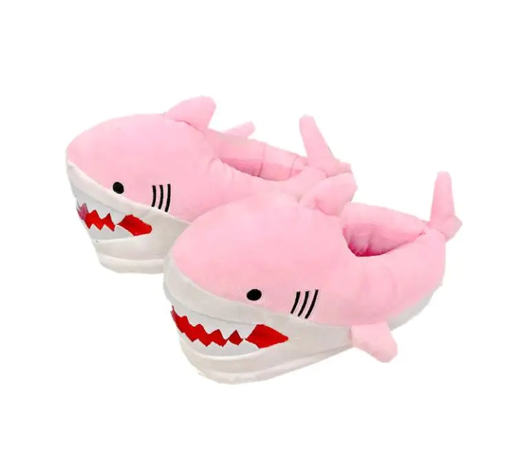 Cozy Shark Cartoon Cotton Slippers