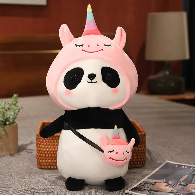 Charming Panda Plush Companions