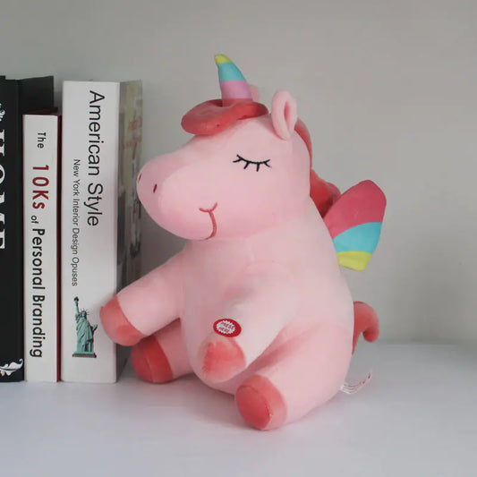 LED Rainbow Unicorn Plush Toy - Cute Stuffed Figure