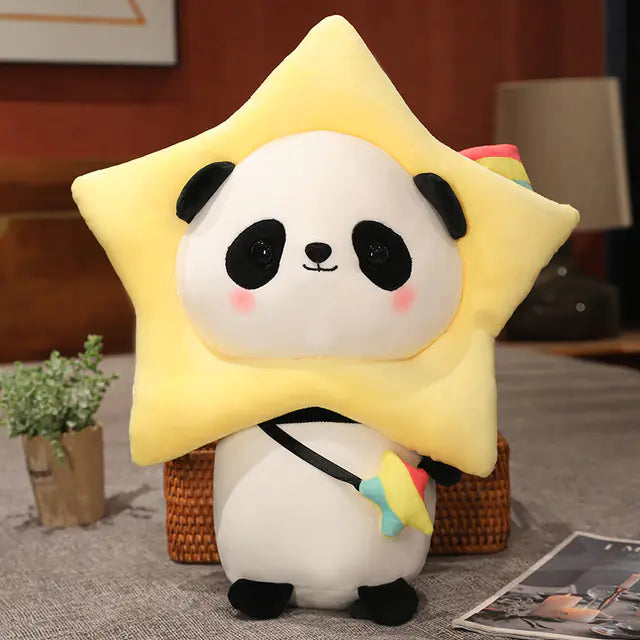 Charming Panda Plush Companions