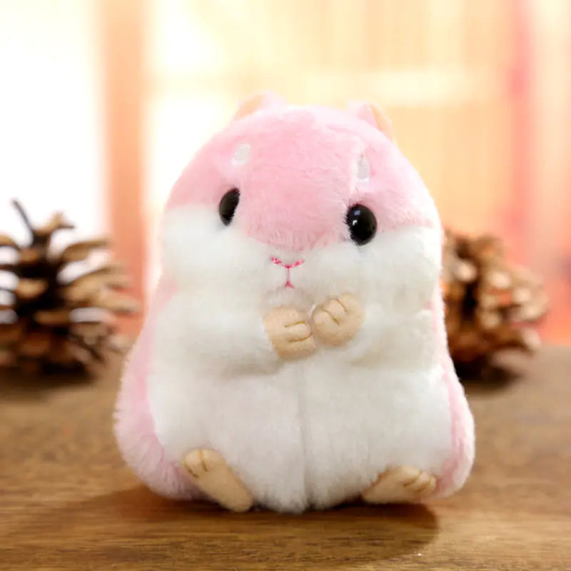 Cute Hamster Plush Toy Keychain for Kids (Small Size)